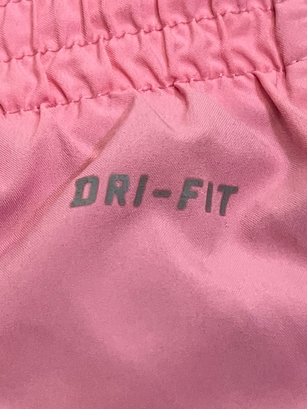 Nike Women's Dri-FIT Running Shorts Pink White Black Trim Size M Activewear Gym - Picture 4 of 5